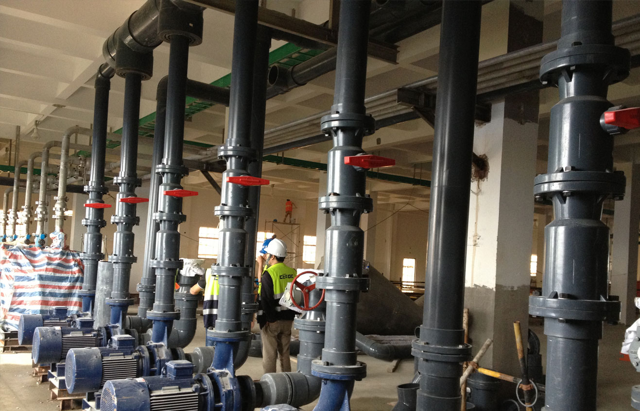 優(yōu)耐德污水處理/廢水曝氣項目用UPVC、CPVC閥門