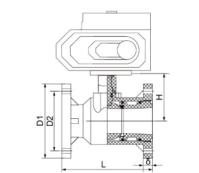 電動、氣動法蘭式球閥（Q641F-10S、Q941F-10S)(圖2)